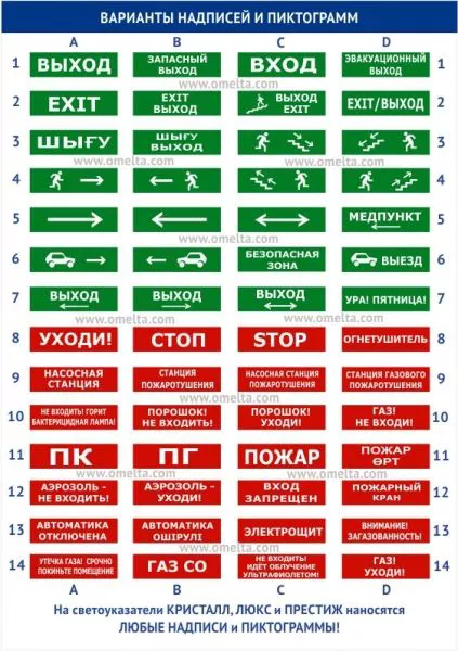 Световое табло в алюминиевом профиле Электротехника и Автоматика ПРЕСТИЖ-12