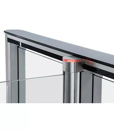 Скоростной проход PERCO ST-01 с распашными створками и встроенным сканером штрихкода