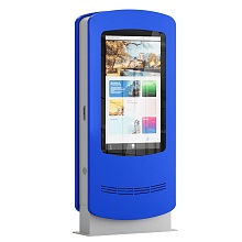 Уличный двусторонний сенсорный киоск LIGA group МОДЕРН 55 Уличный двусторонний сенсорный киоск LIGA group МОДЕРН 55